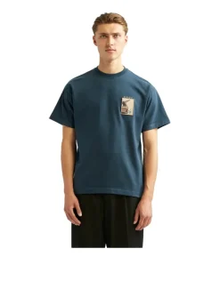 Ange Projects Wine Drive Patch Tee Navy