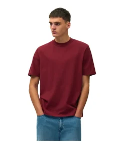 Arte Antwerp Abstract Back Print T-Shirt Bordeaux