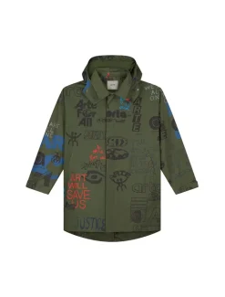 Arte Antwerp Art Saves Coat Dark Green