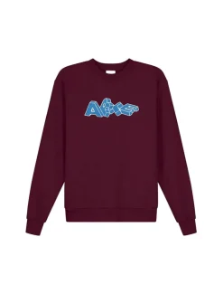 Arte Antwerp Arte Blocks Crewneck Bordeaux