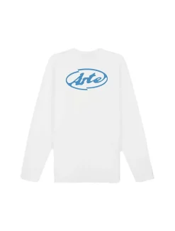 Arte Antwerp Back Circle Logo Longsleeve White