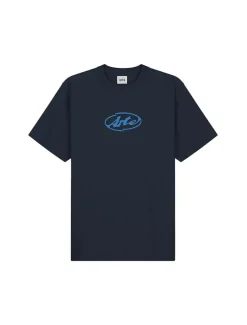Arte Antwerp Circle Logo T-Shirt Navy