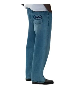 Arte Antwerp Circle Logo Pocket Pants Denim Bleach