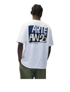 Arte Antwerp Cut Out Print T-Shirt White
