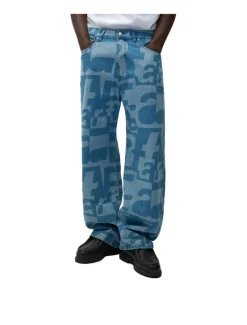 Arte Antwerp Denim Allover Pants Raw Denim