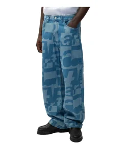 Arte Antwerp Denim Allover Pants Raw Denim