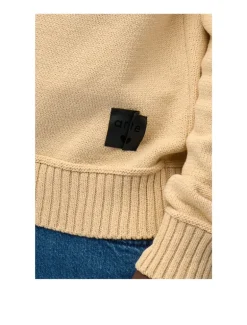 Arte Antwerp Reversible Label Knit Cream