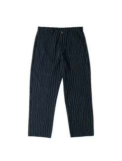 By Parra Meandering Pants Navy Blue