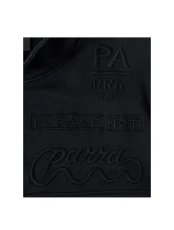 By Parra Media Training Quarter Zip Pullover Black
