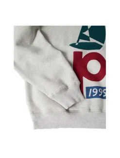 By Parra Sail Bike Crew Neck Sweatshirt Heather Grey