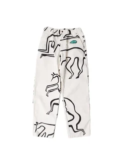 By Parra Yoga Walks Pants White