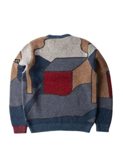 By Parra Your Street Knitted Pullover Blue