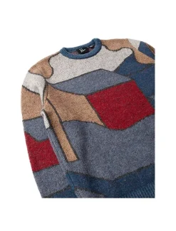 By Parra Your Street Knitted Pullover Blue