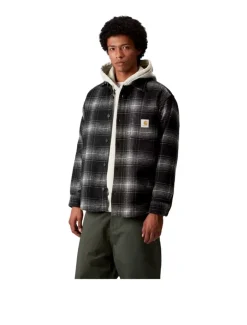 Carhartt WIP Brennan Shirt Jac Brennan Check Black Wax