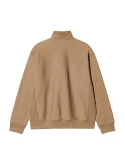 Carhartt WIP Half Zip American Script Sweat Peanut