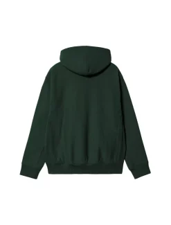 Carhartt WIP Hooded American Script Sweat Conifer