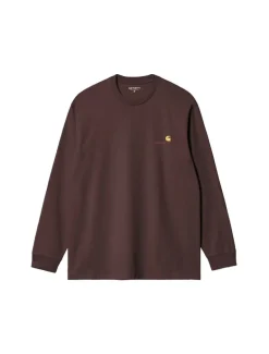 Carhartt WIP L/S American Script T-Shirt Palisander