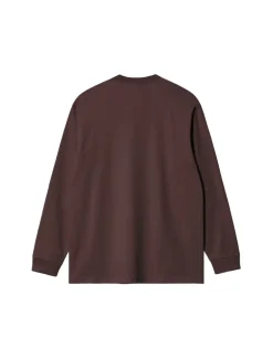 Carhartt WIP L/S American Script T-Shirt Palisander