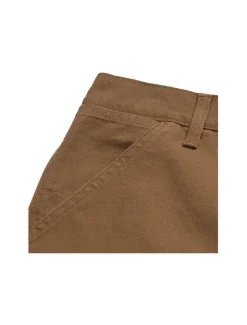 Carhartt WIP Single Knee Short Hamilton Brown Rinsed