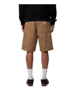 Carhartt WIP Single Knee Short Hamilton Brown Rinsed
