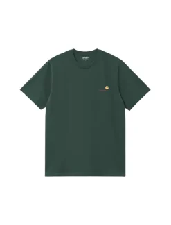 Carhartt WIP S/S American Script T-Shirt Kale Green