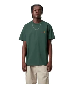 Carhartt WIP S/S American Script T-Shirt Kale Green