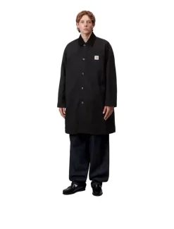 Carhartt WIP Webster Coat Black Black Rinsed