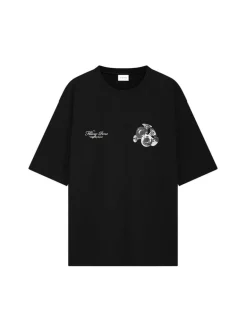 Filling Pieces Boxy Bouquet Tee Black