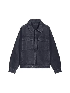 Filling Pieces Denim Jacket Washed Black