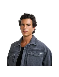 Filling Pieces Denim Jacket Washed Black