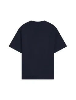 Filling Pieces Knit Raglan T-Shirt Navy