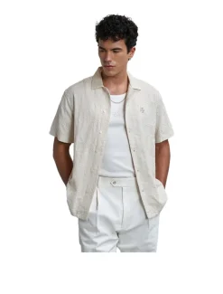 Filling Pieces Resort Shirt Petal Ecru