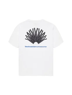 New Amsterdam Surf Association Back Zip Tee White
