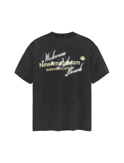 New Amsterdam Surf Association Welcome To Palmbeach Tee Antracite