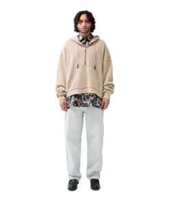 New Amsterdam Surf Association Half zip Hoodie Warm Sand