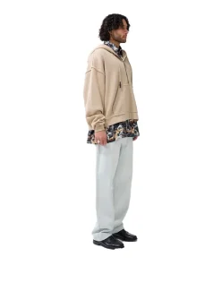 New Amsterdam Surf Association Half zip Hoodie Warm Sand