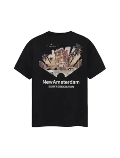 New Amsterdam Surf Association Tropical Tee Black