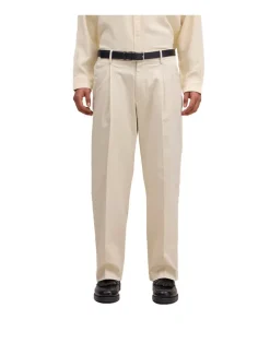 NN. 07 Kay Pleated Tailored Relaxed-Fit Trouser Ivory