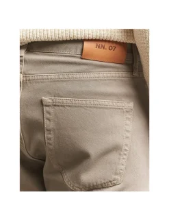 NN. 07 Sonny Straight Leg Regular Fit Jeans Khaki Stone