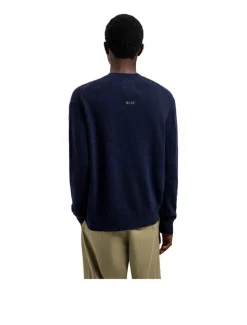 OLAF Essential Knitted Crewneck Navy