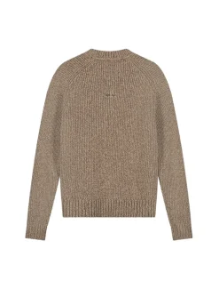 OLAF Essential Melange Knitted Crewneck Foxtrot