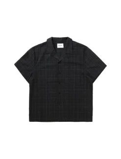 OLAF Fine Check Camp Shirt Black