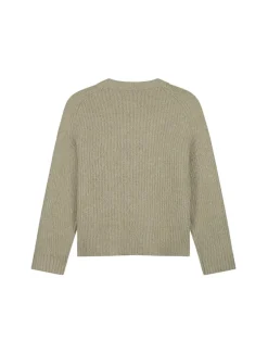 OLAF Hairy Knitted Crewneck Hemp