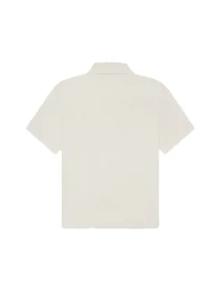 OLAF Linen Blend SS Shirt Off White