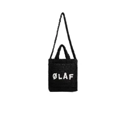 OLAF Mini Crochet Tote Bag Black
