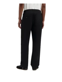 OLAF Regular Pleated Pant Black