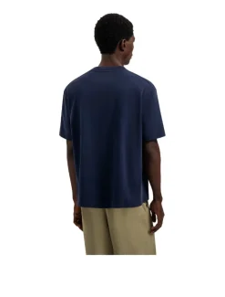 OLAF Script Friends Boxy Tee Navy