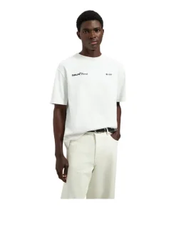 OLAF Script Friends Boxy Tee Optical White