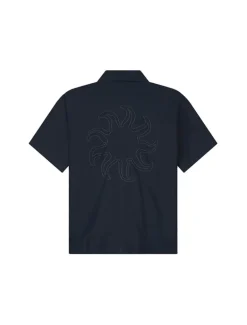 OLAF Sun Linen Shirt Navy