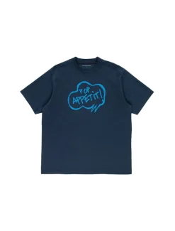 POP Trading Company Bon T-Shirt Navy